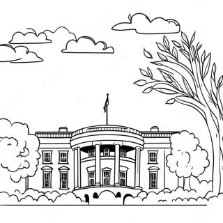 White House Coloring Page 43942-35247