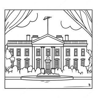 White House Coloring Page 43942-35248