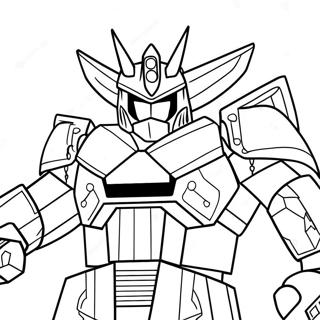 Megazord Coloring Pages