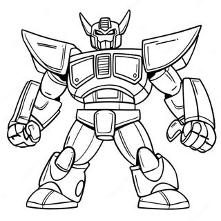 Megazord Coloring Pages