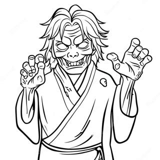 Shigaraki With Decaying Hands Coloring Page 43973-35260