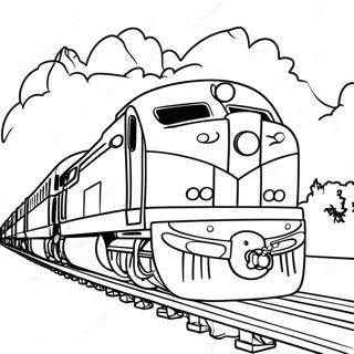 Mighty Express Train Adventure Coloring Page 43983-35272