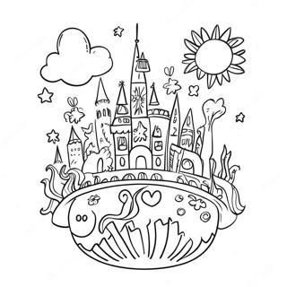 It's A Small World Coloring Pages