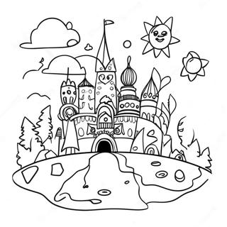 It S A Small World Coloring Page 44002-35288