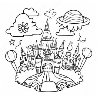 It's A Small World Coloring Pages