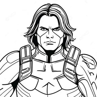 Winter Soldier Coloring Pages