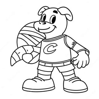 Cleveland Cavaliers Mascot Coloring Page 44033-35313