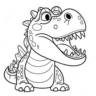 Scary Crocodile Coloring Pages