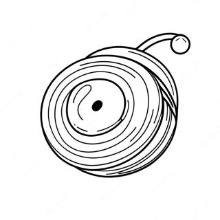 Colorful Yoyo In Motion Coloring Page 44063-35337