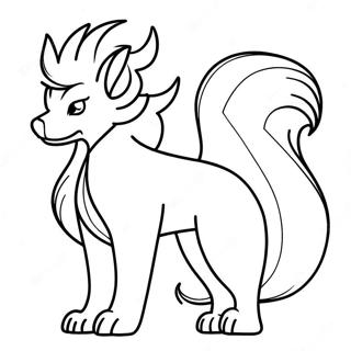 Ninetales Coloring Pages