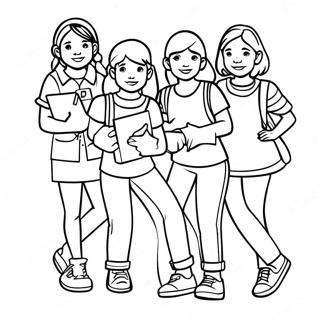 Baby Sitters Club Coloring Pages