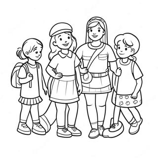 Baby Sitters Club Coloring Page 44152-35403