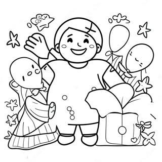 Joyful Catholic Schools Week Celebration Coloring Page 44163-35413