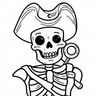 Pirate Skeleton Coloring Page 44172-35419