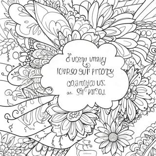 Easy Inspirational Coloring Pages