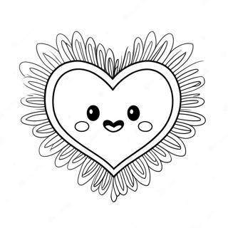 Heart Emoji Coloring Pages