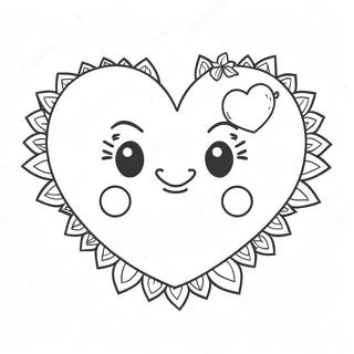 Heart Emoji Coloring Page 44202-35443