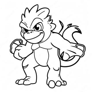 Infernape Coloring Page 44222-35459