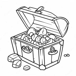 Treasure X Adventure Map Coloring Page 44233-35475