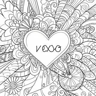 Xoxo Coloring Page 44242-35470