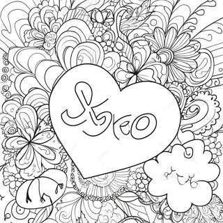 Xoxo Coloring Page 44242-35472