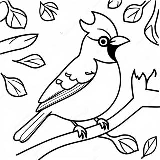 Blue Jay Coloring Pages