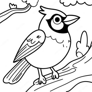 Blue Jay Coloring Page 44262-35487