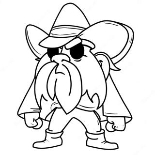 Yosemite Sam Coloring Pages