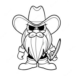 Yosemite Sam With His Iconic Hat Coloring Page 44273-35497