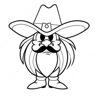 Yosemite Sam With His Iconic Hat Coloring Page 44273-35499