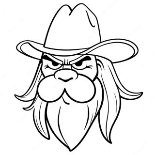 Yosemite Sam With His Iconic Hat Coloring Page 44273-35500