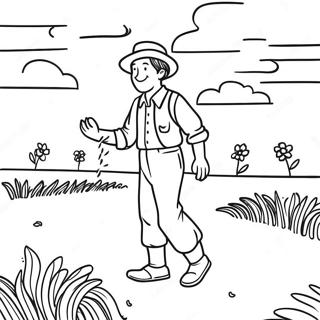 Parable Of The Sower Coloring Pages