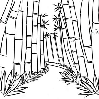 Bamboo Coloring Pages