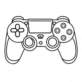 Playstation Controller Coloring Page 44363-35570