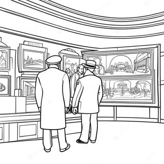 Night At The Museum Coloring Page 44372-35576