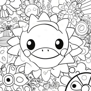 Takashi Murakami Coloring Pages