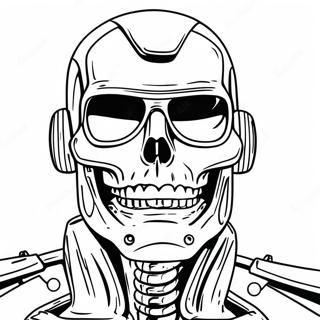 Terminator Coloring Page 44392-35590