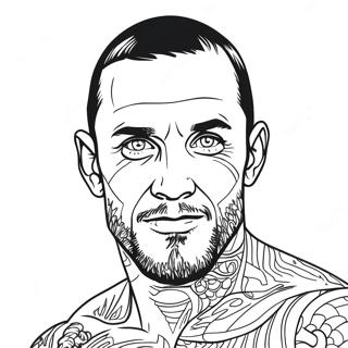 Cm Punk Coloring Page 44412-35603