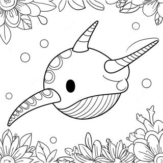 Narwhal Coloring Pages