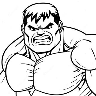 Red Hulk Coloring Pages