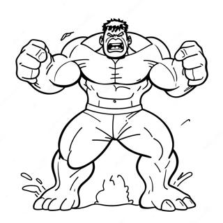 Red Hulk Coloring Pages