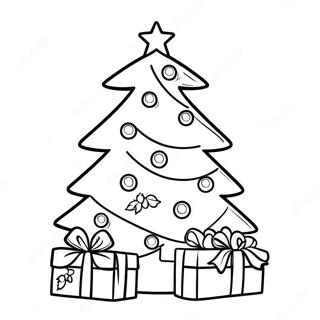 Christmas Tree Coloring Page For Preschoolers 44472-35657