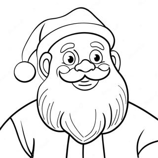 Cheerful Santa Claus Coloring Page 44473-35654