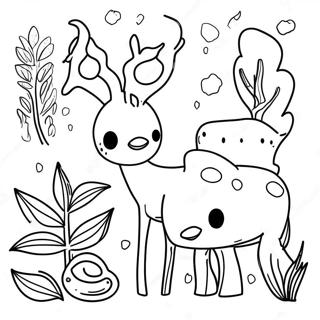 Colorful Living Things In Nature Coloring Page 44493-35676