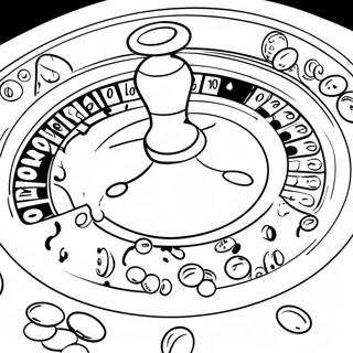 Casino Themed Coloring Page 44502-35684