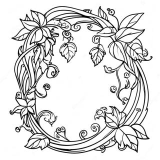 Vines Coloring Pages