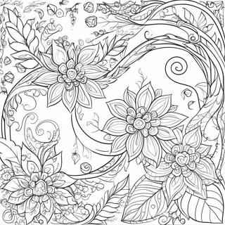 Intricate Vines Coloring Page 44533-35704