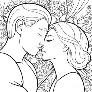 Romance Coloring Page 44552-35715