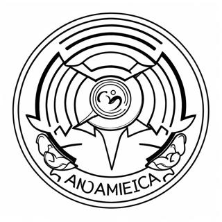 Club America Logo Coloring Page 44602-35760