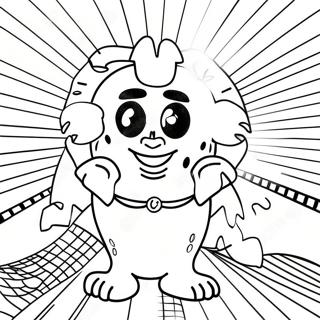 Club America Mascot Coloring Page 44603-35763